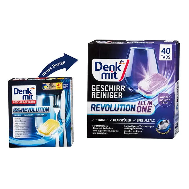 Denkmit Vaatwastabletten Multi-power Revolution 40 St