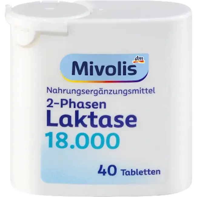Mivolis Lactase 18000 2-fase Tabletten 40 Stuks 40 St