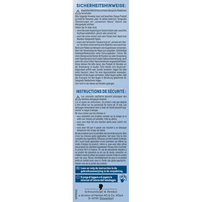 Schwarzkopf Re-Nature Re-Pigmentation Crème Donker Mannen