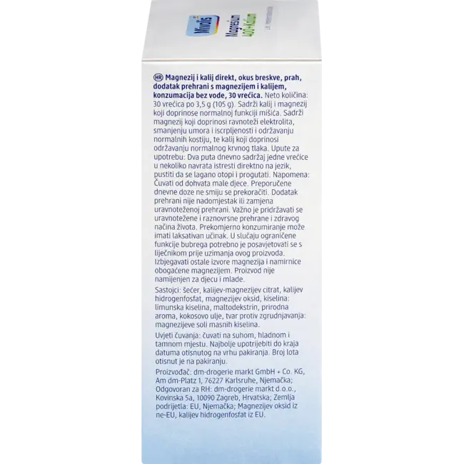 Mivolis Magnesium 400 + Kalium Direct Sticks 30 St 112.5 g