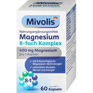 Mivolis Mivolis Magnesium 8-Voudig Complex Capsules