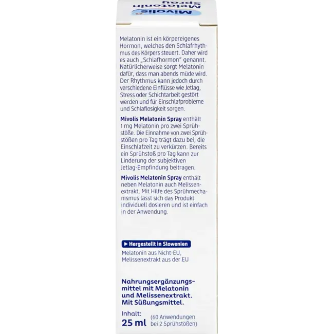 Mivolis Melatonine Spray 25 ml