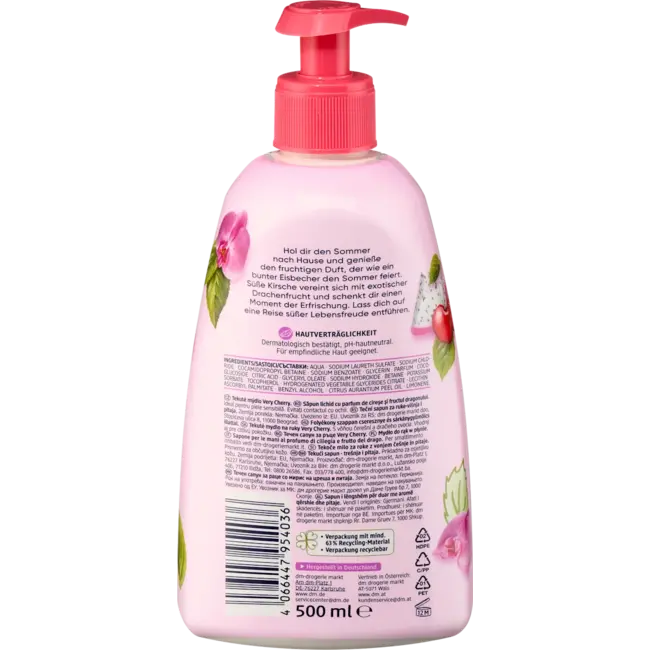 Balea Vloeibare Zeep Very Cherry 500 ml 