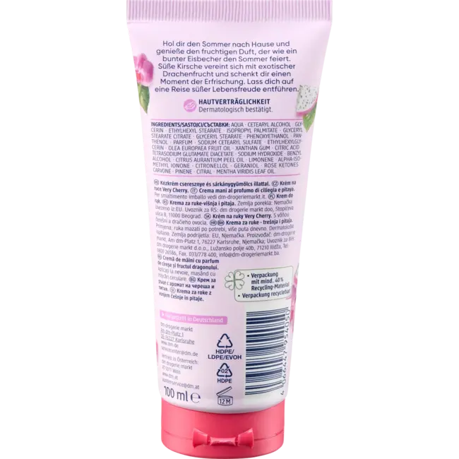 Balea Handcrème Very Cherry 100.0 ml