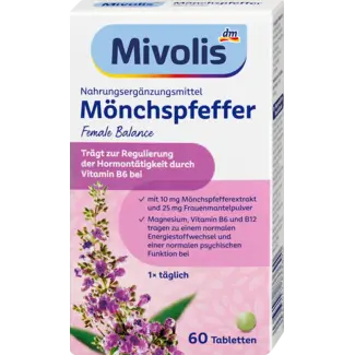 Mivolis Mivolis Monnikspeper Tabletten 60 St