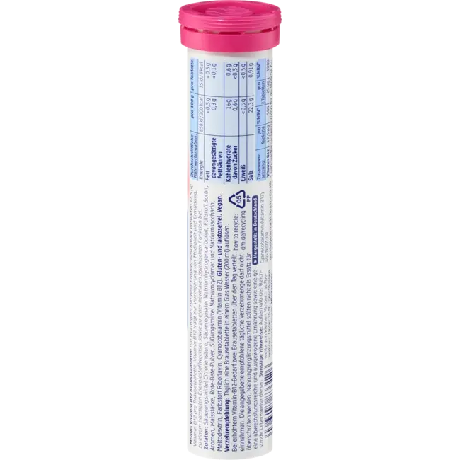 Mivolis Vitamine B12 Bruistabletten, 20 St. 82 g