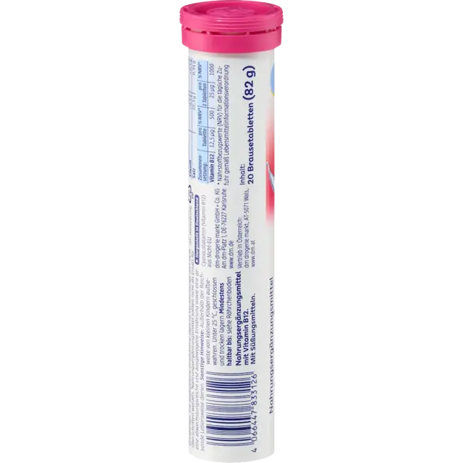 Mivolis Vitamine B12 Bruistabletten, 20 St. 82 g