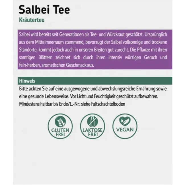 ALTAPHARMA Salie Thee 12x1,6g