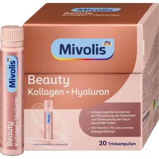 Mivolis Mivolis Beauty Collageen + Hyaluron, Drinkampullen, 20 St.