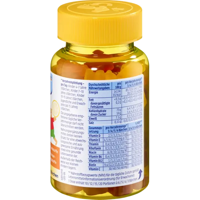 Mivolis Multivitamineberen Voor Kinderen Fruitgummies, 60 St. 120.0 g