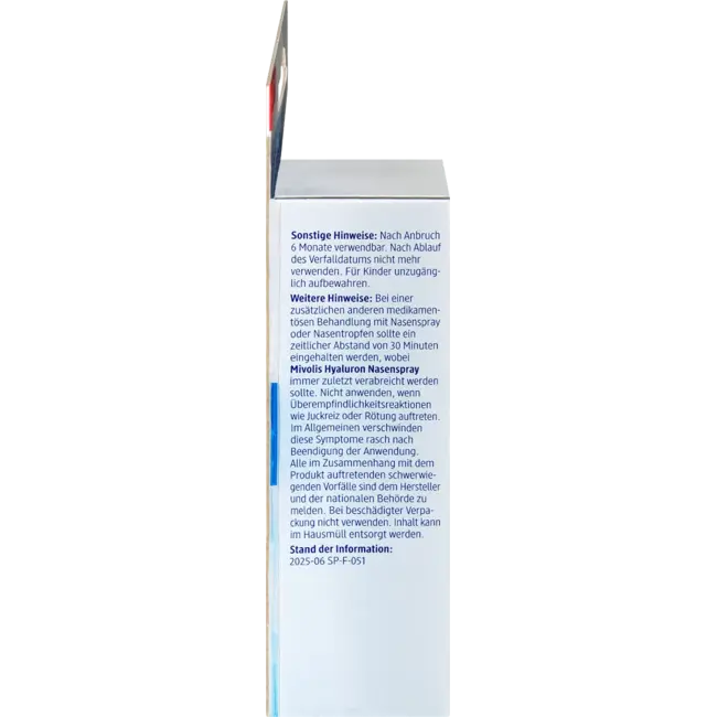 Mivolis Hyaluron Nasenspray 20 ml