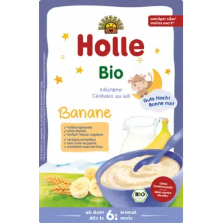 Holle baby food Holle baby food Avondpap Melk Banaan V.a. 6 Maanden
