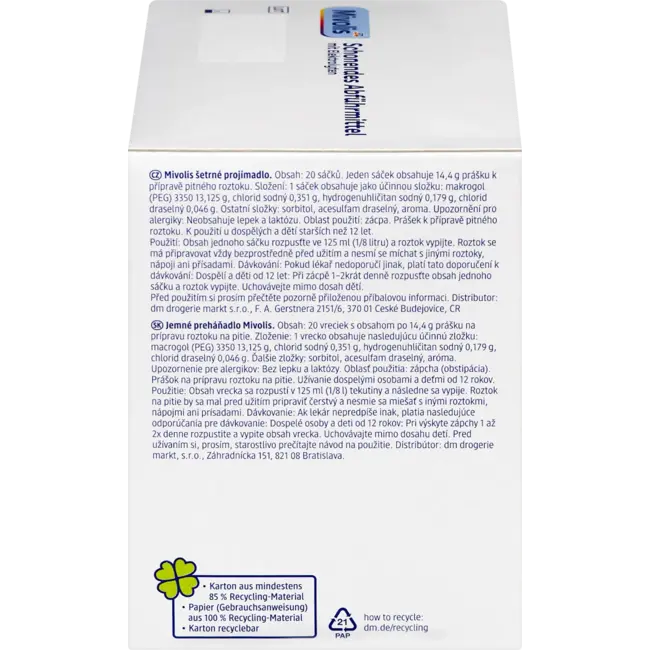 Mivolis Zacht Laxeermiddel 20 St