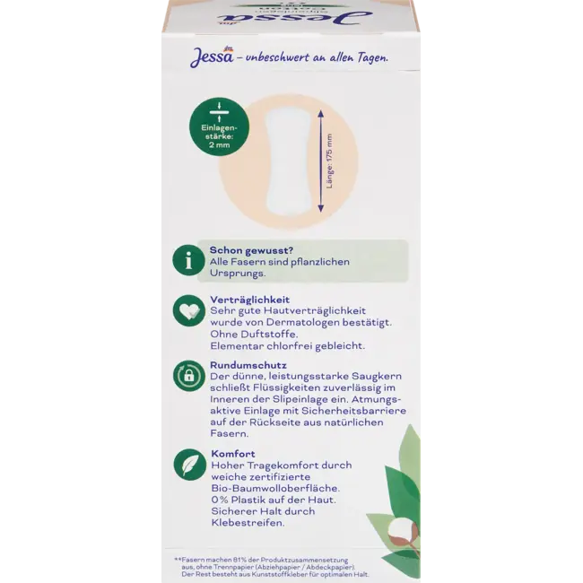 Jessa Inlegkruisjes Cotton Lang Nature 30st