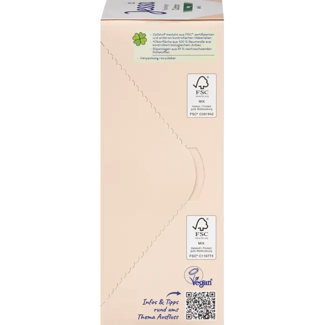 Jessa Inlegkruisjes Cotton Lang Nature 30st