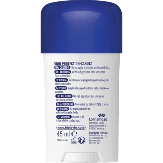 Triple Dry Antitranspirant Deostick Classic 45.0 ml