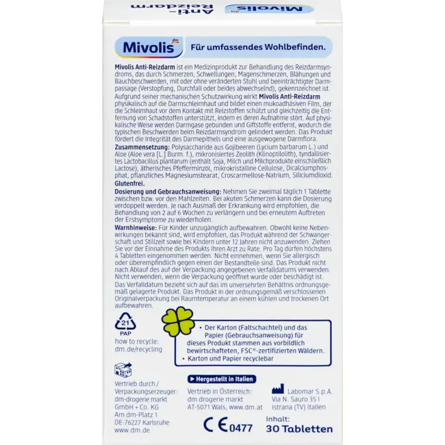 Mivolis Anti-reizdarm 30 St
