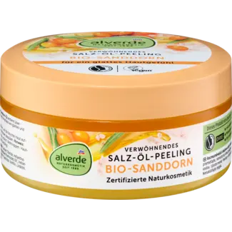 ALVERDE NATURKOSMETIK alverde NATURKOSMETIK Verwennende Zout-olie-peeling