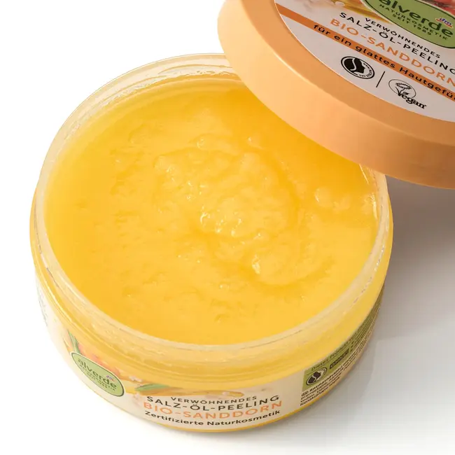 alverde NATURKOSMETIK Verwennende Zout-olie-peeling 250 g