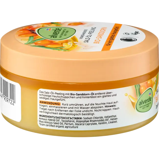 alverde NATURKOSMETIK Verwennende Zout-olie-peeling 250 g
