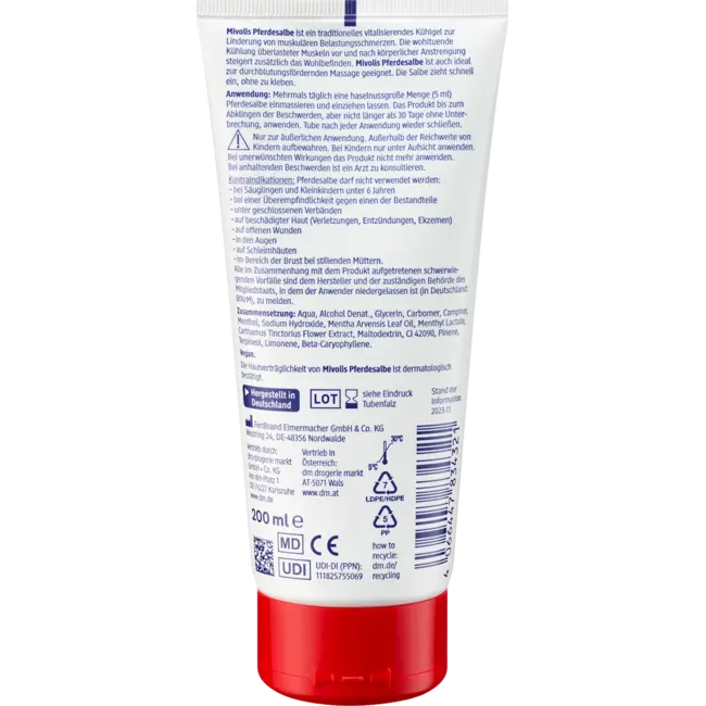 Mivolis Paardenzalf 200 ml