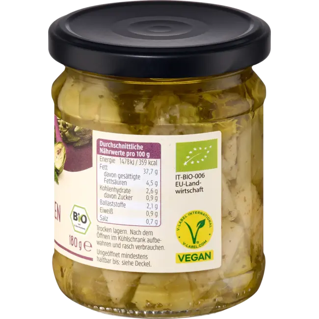 dmBio Artisjokken Met Kruiden In Olie 180 g