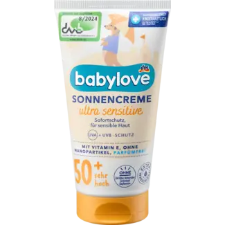 Babylove babylove Zonnebrandcrème  Baby Ultra Sensitive LSF 50+