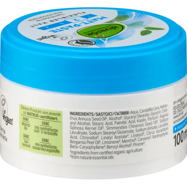 alverde NATURKOSMETIK Styling Mattpaste 100.0 ml