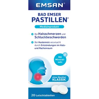 Emsan Emsan Keelpastilles Zonder Menthol