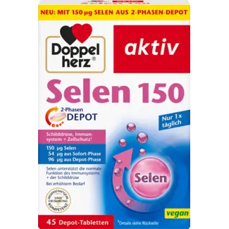 Doppelherz Doppelherz Selenium 150 depottabletten 45 st