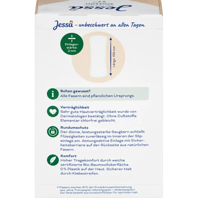 Jessa Inlegkruisjes Normal Nature 40 stuks