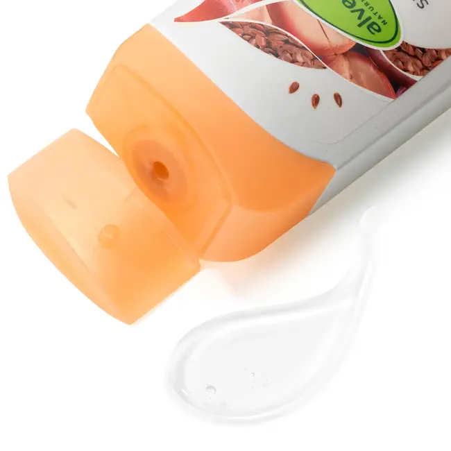alverde NATURKOSMETIK Shampoo Krullen Bio Lijnzaad, Bio Druif 200 ml