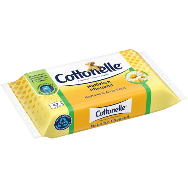 Cottonelle Vochtig Toiletpapier Natuurlijk Verzorgend 42 St
