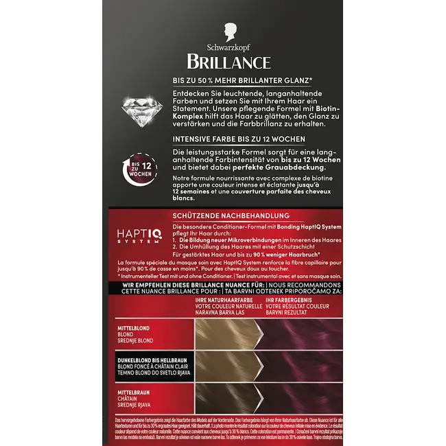 Schwarzkopf Brillance Haarverf Violet Wilde Zijde 859