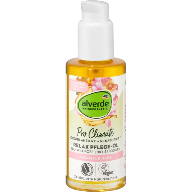 alverde NATURKOSMETIK Relax Verzorgingsolie Wilde Roos 100 ml