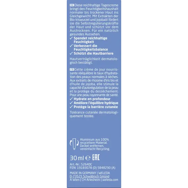Weleda Balancerende Gezichtscrème Iris 30 ml