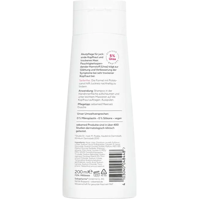 Sebamed Shampoo Urea Akut 5% 200mL