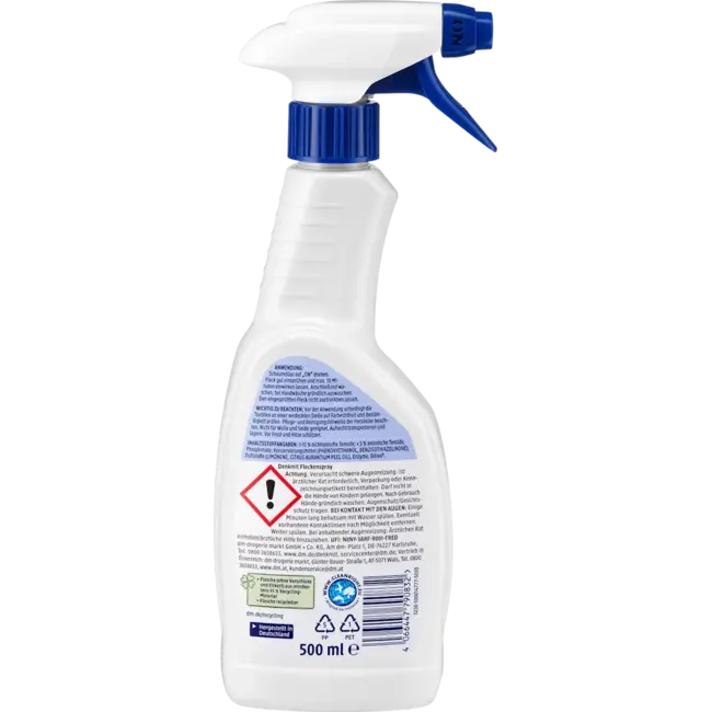 Denkmit Vlekverwijderaar Spray Voor Wit & Gekleurd Wasgoed 500 ml