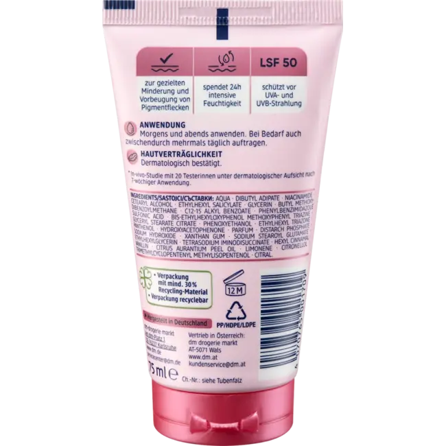 Balea Handcrème Bright & Protect SPF 50, 75 ml