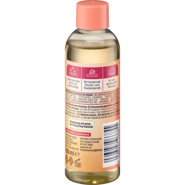 Balea Massage Olie Sweet Harmony 100.0 ml