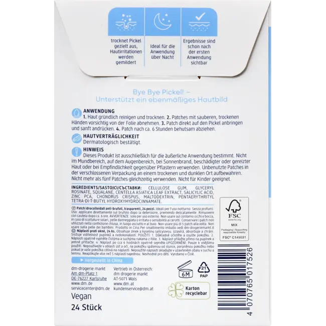 Balea Hydrokolloide Pickel Patches 24 St