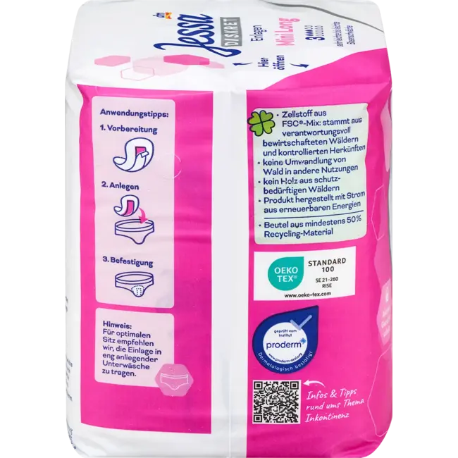 Jessa Discreet Incontinentie Verband Mini Long 16st
