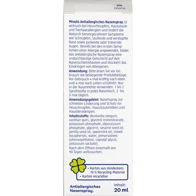 Mivolis Anti-allergie Neusspray 20 ml