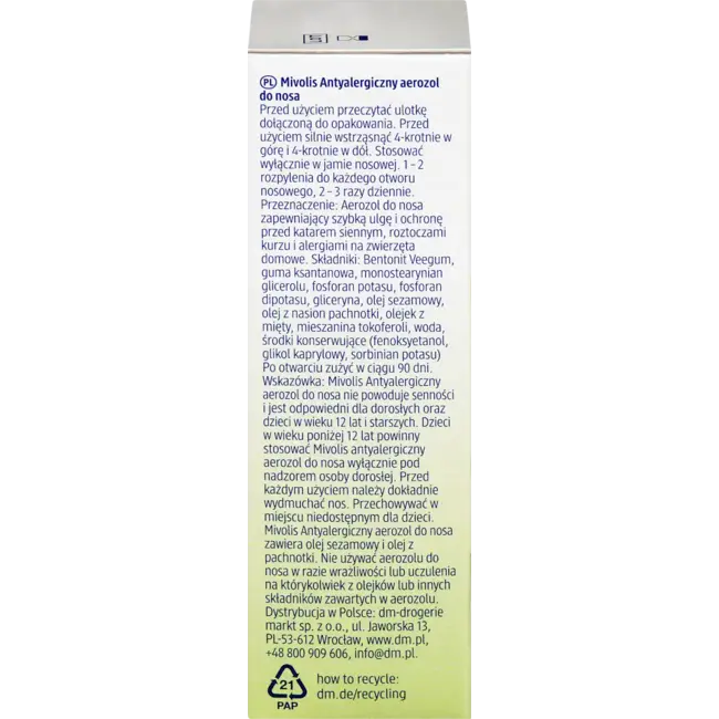 Mivolis Anti-allergie Neusspray 20 ml