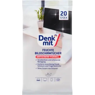 Denkmit Denkmit Vochtige Reinigingsdoekjes Voor Beeldscherm
