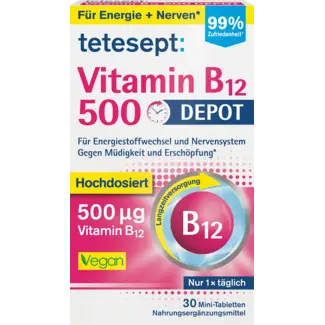tetesept tetesept Vitamine B12 Depot 500µg Tabletten 30 St