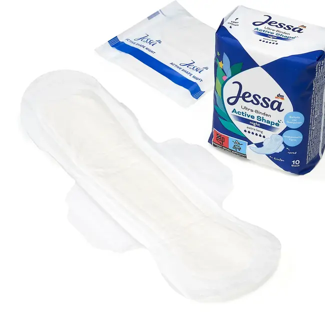 Jessa Ultra Maandverband Active Shape Night 10st