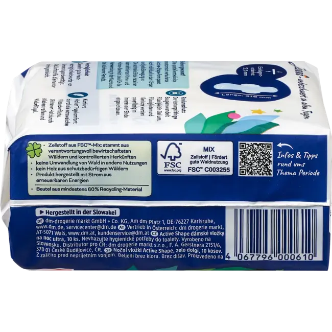 Jessa Ultra Maandverband Active Shape Night 10st