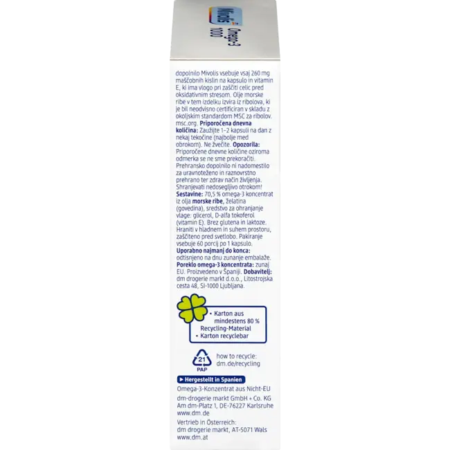 Mivolis Omega-3 1000, Capsules 60 St. 85 g