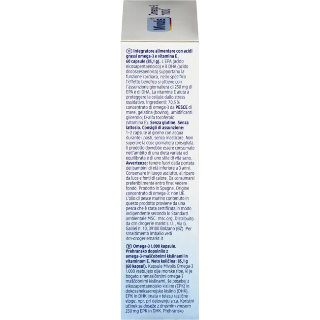 Mivolis Omega-3 1000, Capsules 60 St. 85 g